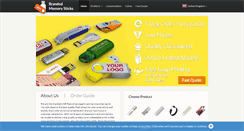 Desktop Screenshot of brandedmemorysticks.co.uk