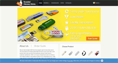 Desktop Screenshot of brandedmemorysticks.ie
